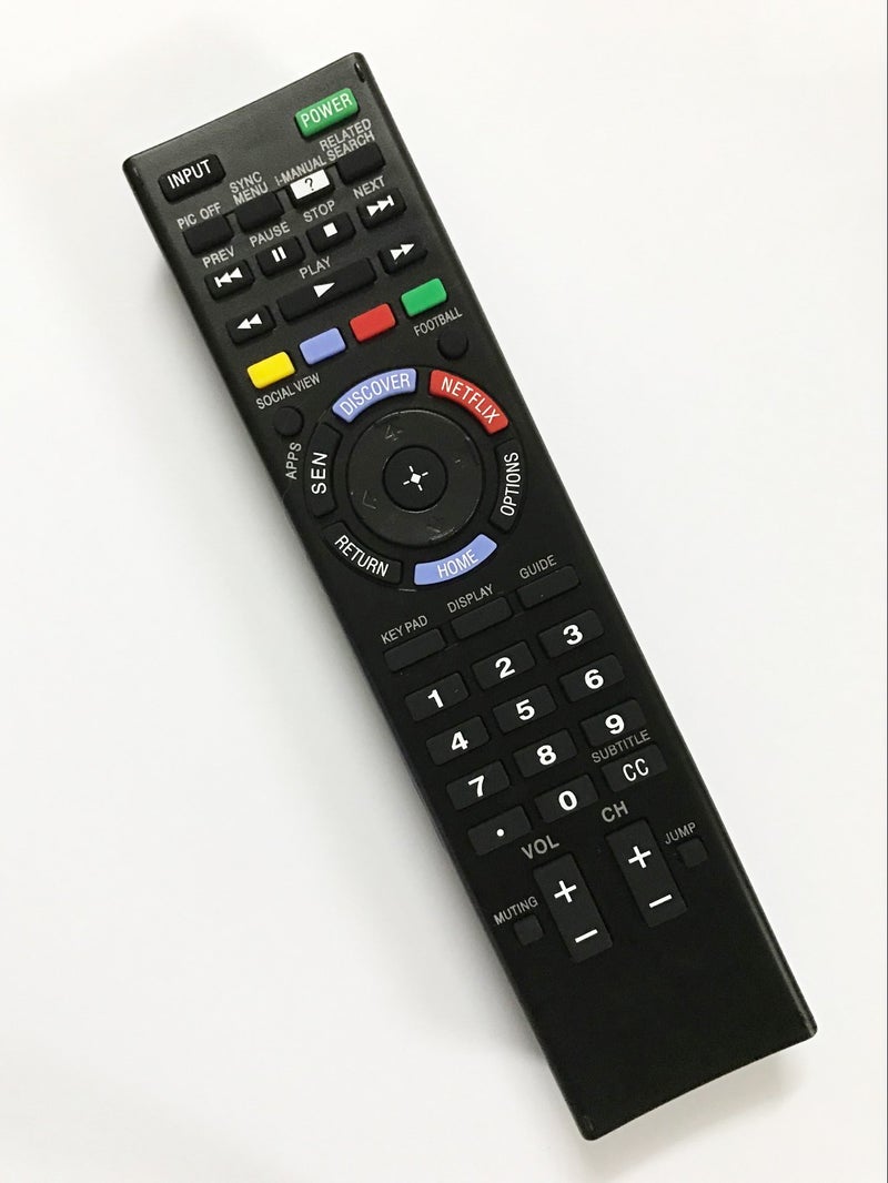BOMAZ Replacement Remote Control or Sony XBR-70X850B XBR-65X850B KDL-40W600B KDL-32W700B HD Smart LED TV - Image 2